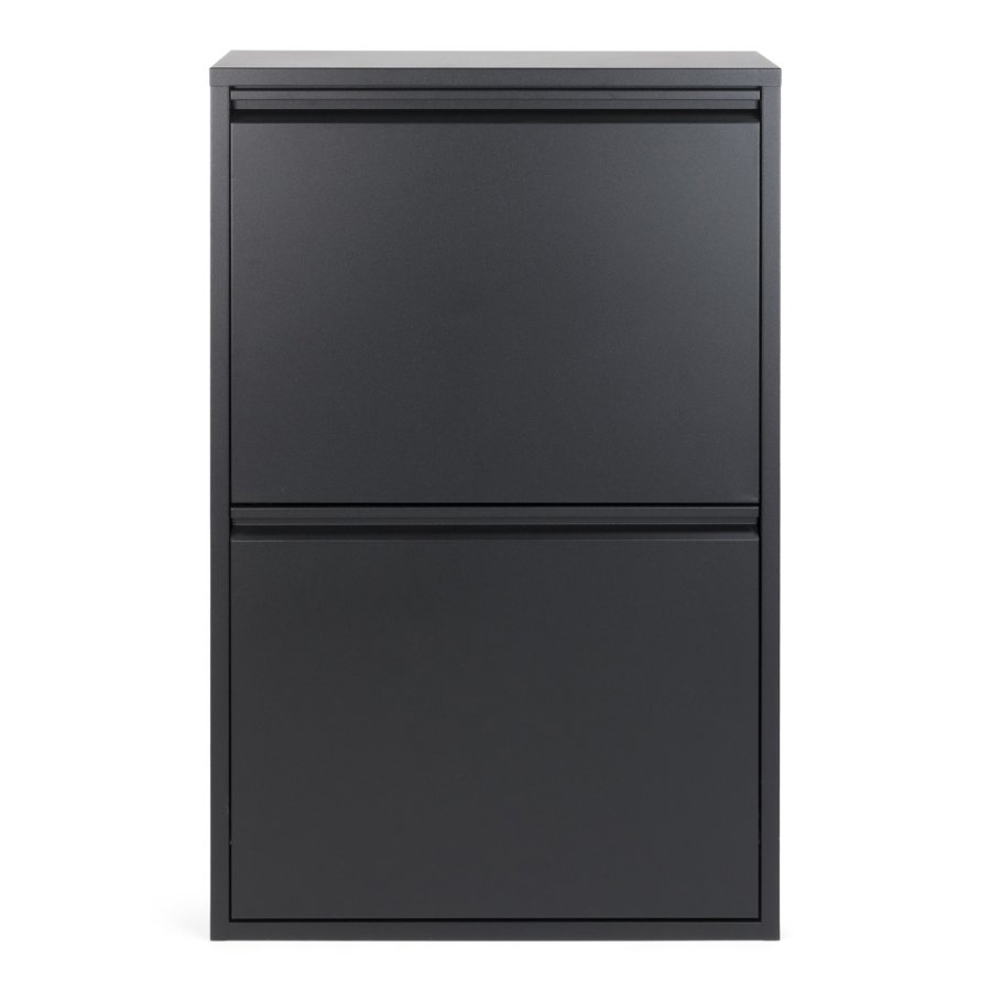 SPINDER DESIGN Gigi affaldsspand, m. 4 rum - sort stl (60x25)