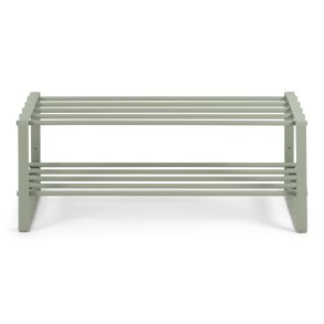 SPINDER DESIGN Rex skoreol, m. 2 hylder - stvgrnt stl (70x29)