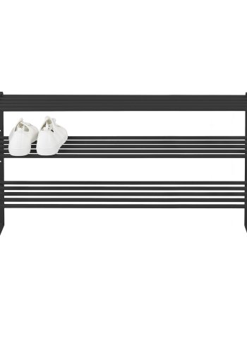SPINDER DESIGN Rex skoreol, m. 3 hylder - sort stl (100x29)