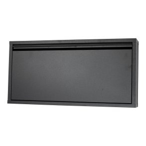 SPINDER DESIGN rektangulr Billy skoskab - sort stl 