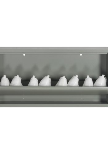 SPINDER DESIGN Billy skoskab, m. 1 lge, rektangulr - grn stl (75x37,5)