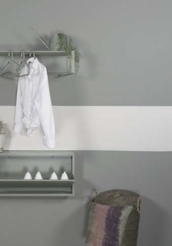 SPINDER DESIGN Billy skoskab, m. 1 lge, rektangulr - grn stl (75x37,5)