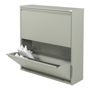 SPINDER DESIGN rektangulr Billy skoskab, m. 2 lger - grn stl 