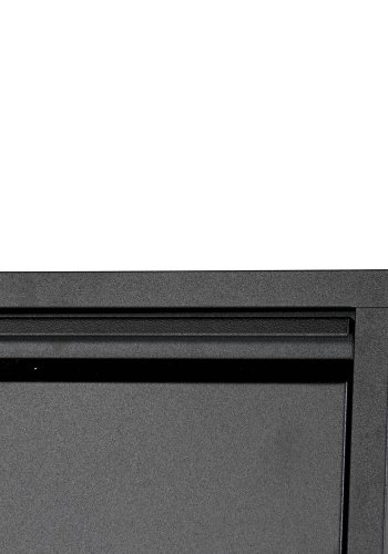 SPINDER DESIGN rektangulr Billy skoskab, m. 5 lger - sort stl 