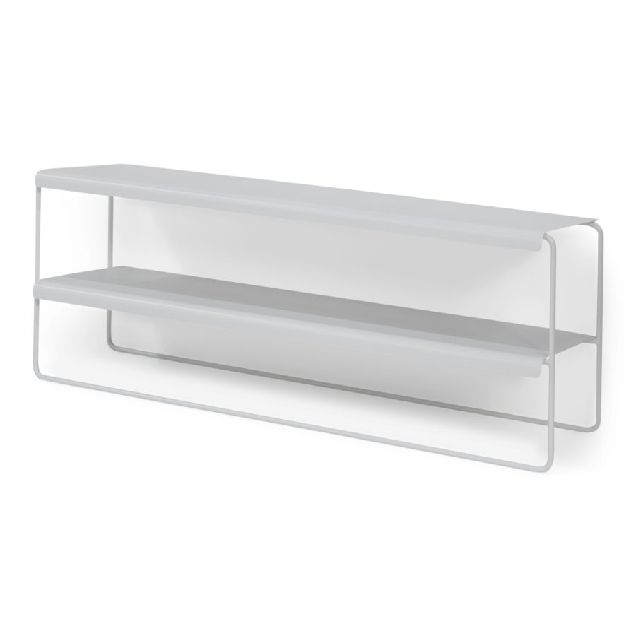 TORNA DESIGN Gabi 100 skoreol, m. 2 hylder - hvid stl (B:103)