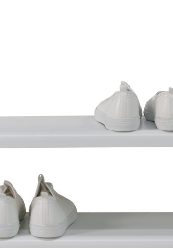 TORNA DESIGN Gabi 100 skoreol, m. 2 hylder - hvid stl (B:103)