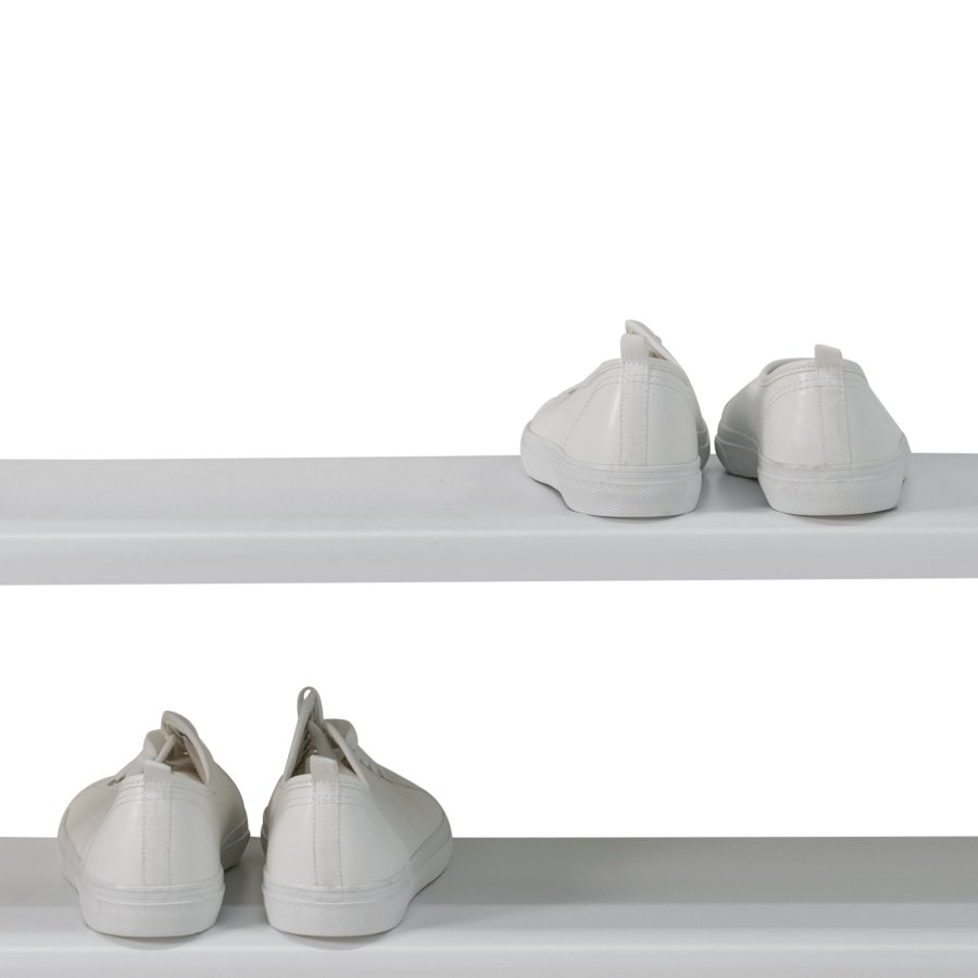 TORNA DESIGN Gabi 100 skoreol, m. 2 hylder - hvid stl (B:103)