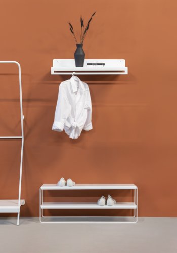 TORNA DESIGN Gabi 100 skoreol, m. 2 hylder - hvid stl (B:103)