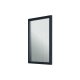 SPINDER DESIGN rektangulr Senza vgspejl - spejlglas og sort stl (55x40)