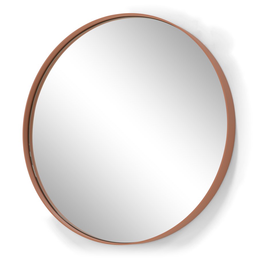 SPINDER DESIGN Donna vgspejl, rund - spejlglas og terracotta stl (60)