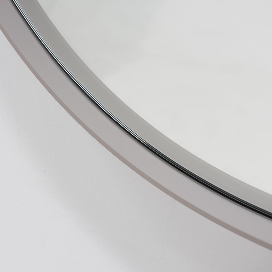 SPINDER DESIGN Donna vgspejl, rund - spejlglas og taupe stl (60)