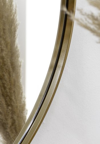 SPINDER DESIGN Donna vgspejl, rund - spejlglas og guld stl (120)
