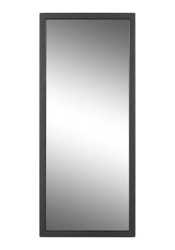 SPINDER DESIGN School vgspejl, M - spejlglas og sort stl (70x30)