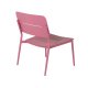VENTURE DESIGN Lina loungestol, m. hynde - sort polyester og pink stl