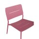 VENTURE DESIGN Lina loungestol, m. hynde - sort polyester og pink stl