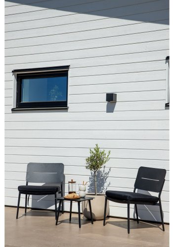 VENTURE DESIGN Lina havebord - sort stl (40x40)