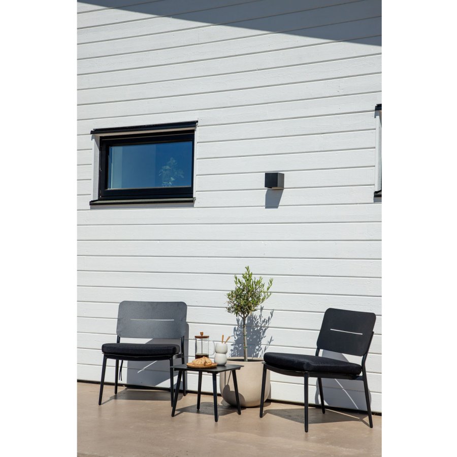 VENTURE DESIGN Lina havebord - sort stl (40x40)