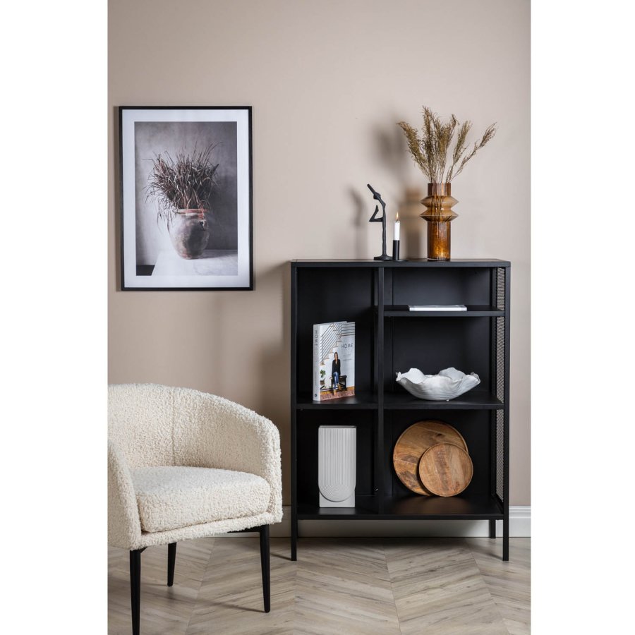 VENTURE DESIGN bogreol - sort stl