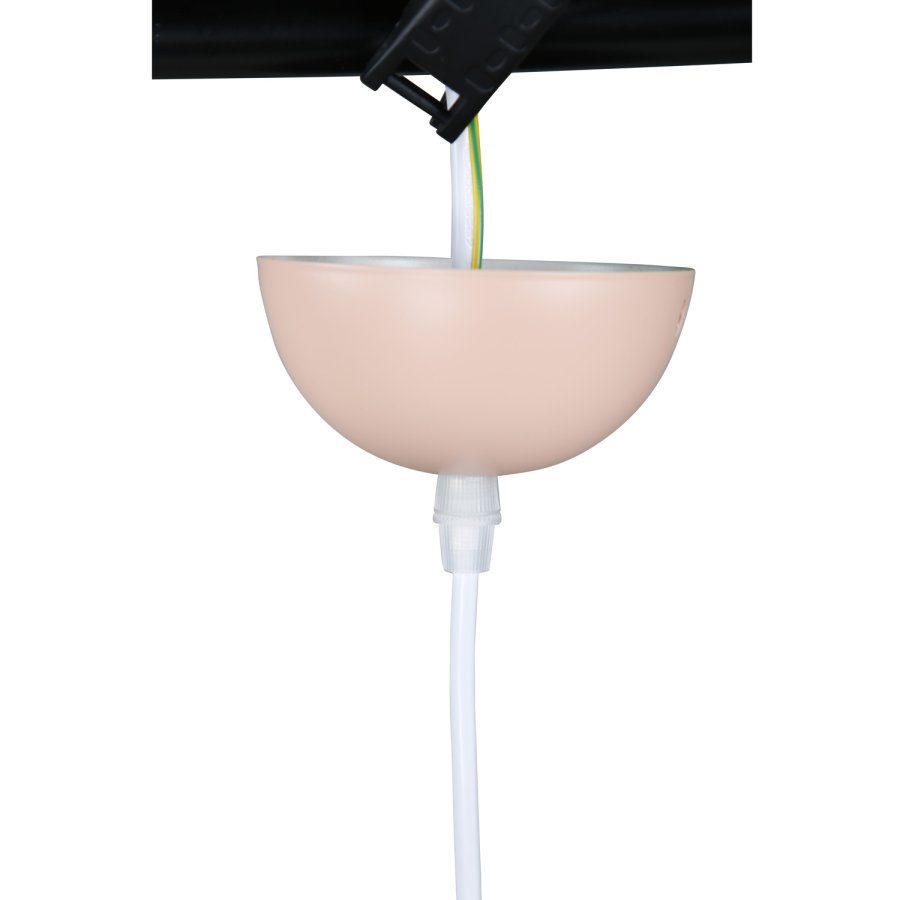 VENTURE DESIGN Tubbie loftlampe - natur tr og lyserd jern