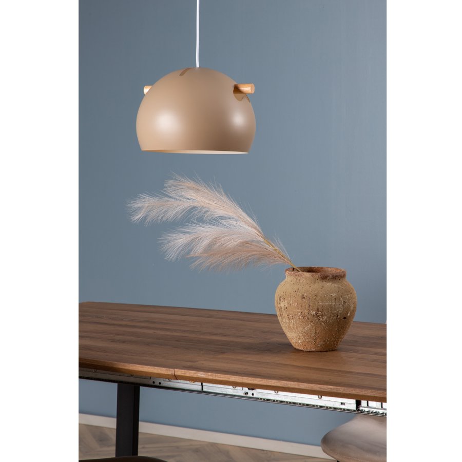 VENTURE DESIGN Tubbie loftlampe - natur tr og beige jern