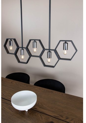 VENTURE DESIGN Queen B loftlampe - sort jern