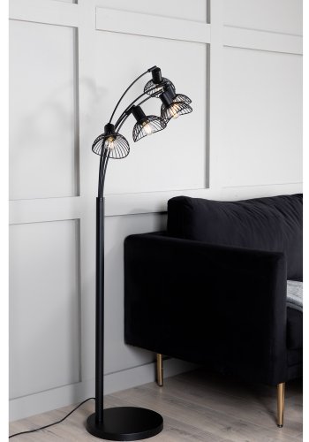 VENTURE DESIGN Elsa gulvlampe - sort jern