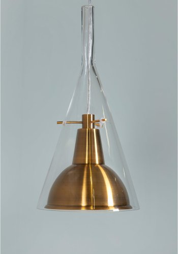 VENTURE DESIGN Sirius pendel - klar glas og guld metal ( 25)