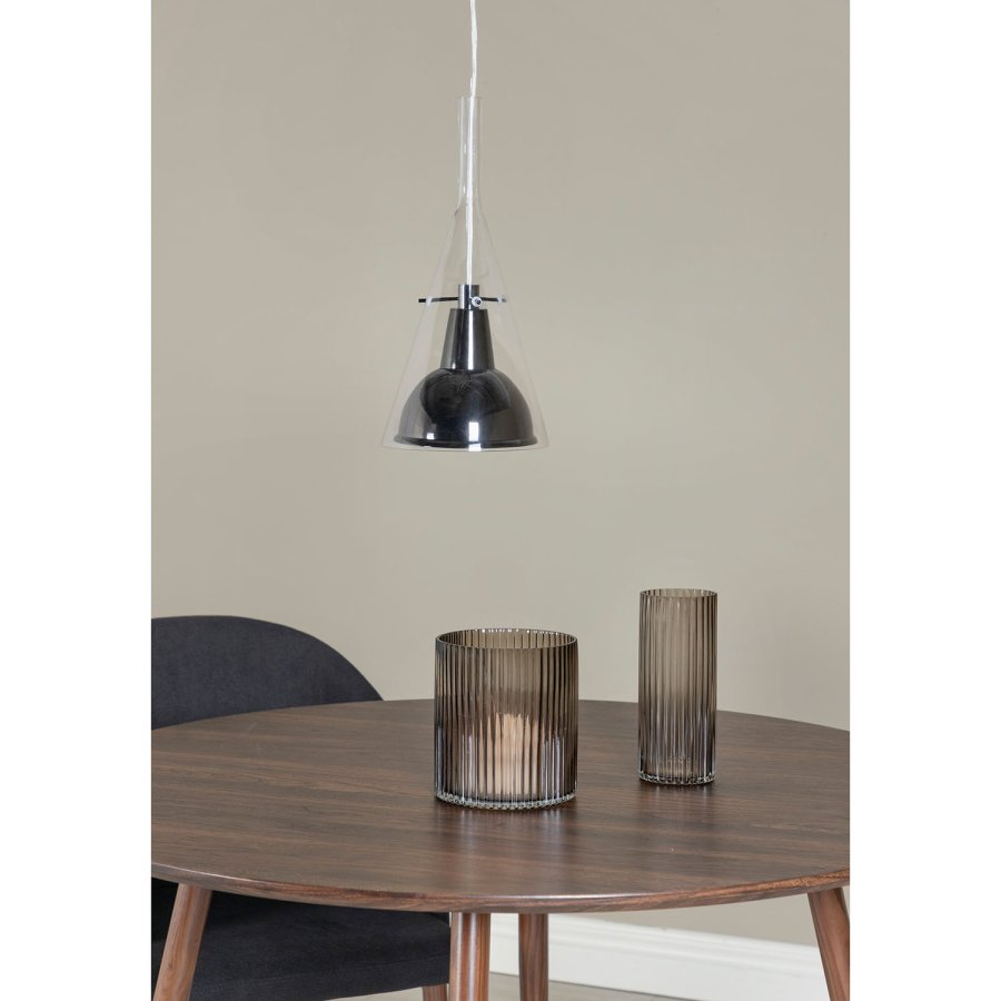 VENTURE DESIGN Sirius pendel - klar glas og sort metal ( 25)