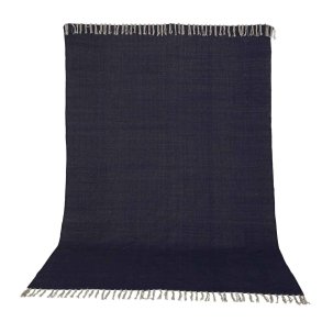 VENTURE DESIGN Panipat gulvtppe - bl bomuld (170x240) 