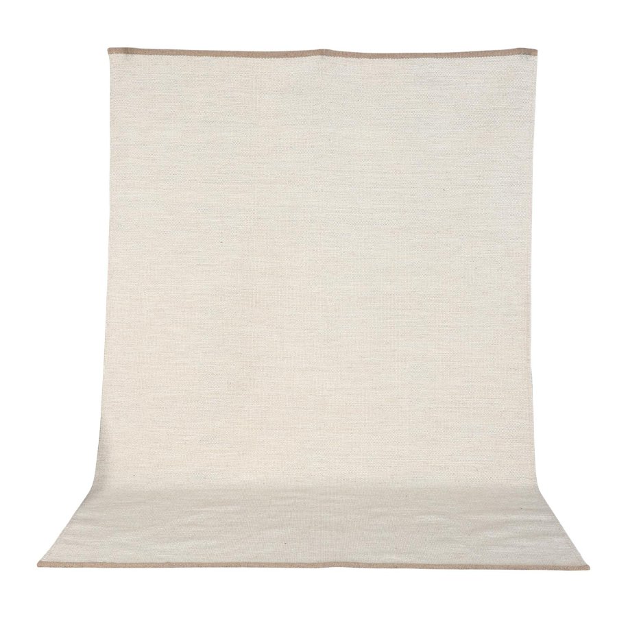 VENTURE DESIGN Jaipur gulvtppe - beige uld og bomuld (170x240)