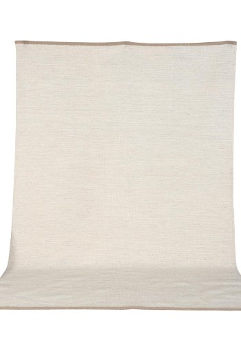 VENTURE DESIGN Jaipur gulvtppe - beige uld og bomuld (200x300) 
