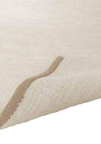 VENTURE DESIGN Jaipur gulvtppe - beige uld og bomuld (200x300) 