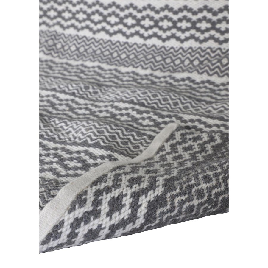 VENTURE DESIGN Sishu gulvtppe - lysegr uld og bomuld (170x240) 