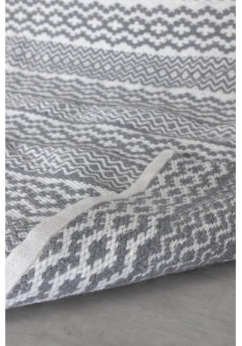 VENTURE DESIGN Sishu gulvtppe - lysegr uld og bomuld (200x300)