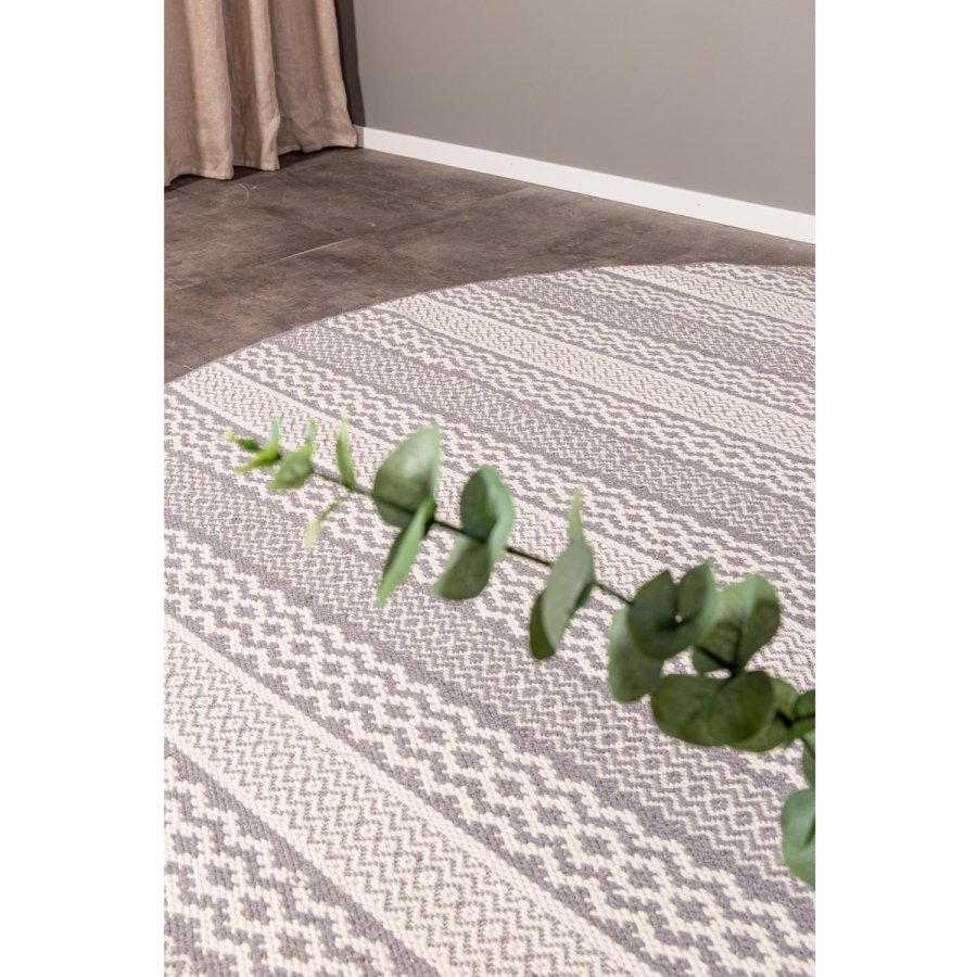 VENTURE DESIGN Sishu gulvtppe - lysegr uld og bomuld (200)