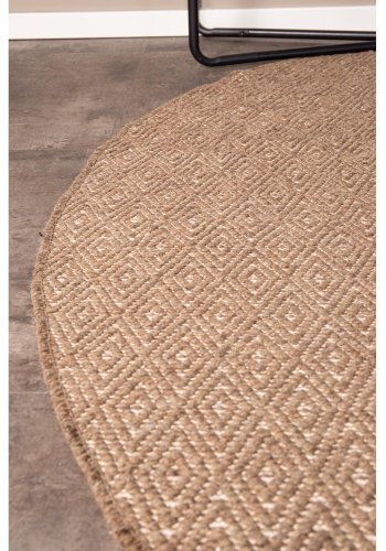 VENTURE DESIGN Julana gulvtppe - brun uld og polyester (200) 