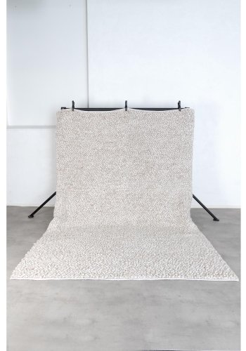 VENTURE DESIGN Jajru gulvtppe - beige uld og viskose (250x350) 