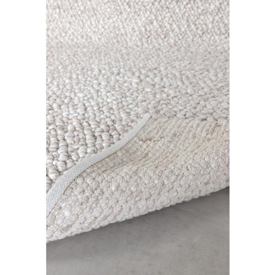 VENTURE DESIGN Jajru gulvtppe - beige uld og viskose (250x350) 