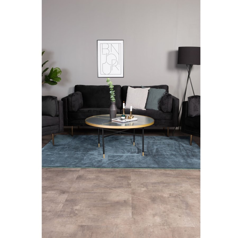 VENTURE DESIGN Boom lnestol, m. armln - sort polyester og metal og metal