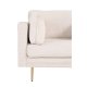 VENTURE DESIGN Boom lnestol, m. armln - beige polyester og metal