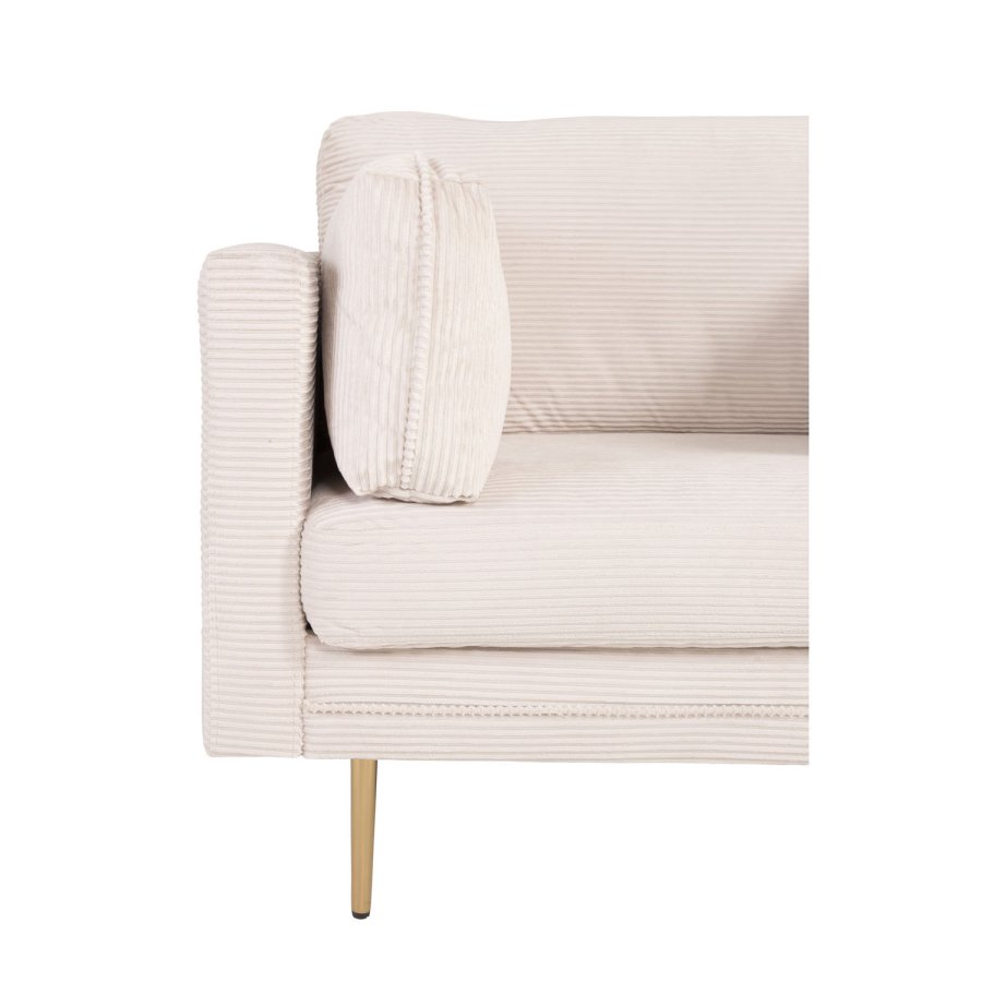 VENTURE DESIGN Boom lnestol, m. armln - beige polyester og metal