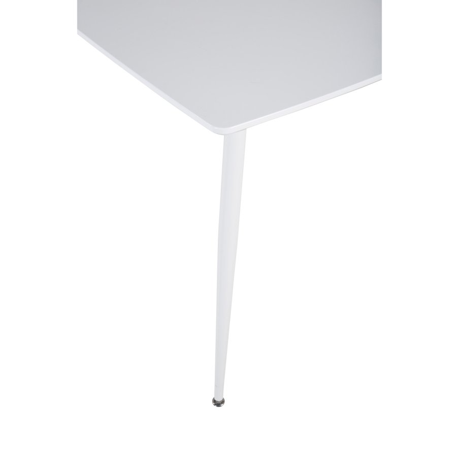 VENTURE DESIGN Polar spisebord - hvid MDF og hvid metal (120x80)
