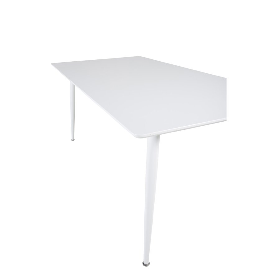 VENTURE DESIGN Polar spisebord - hvid MDF og hvid metal (180x90)