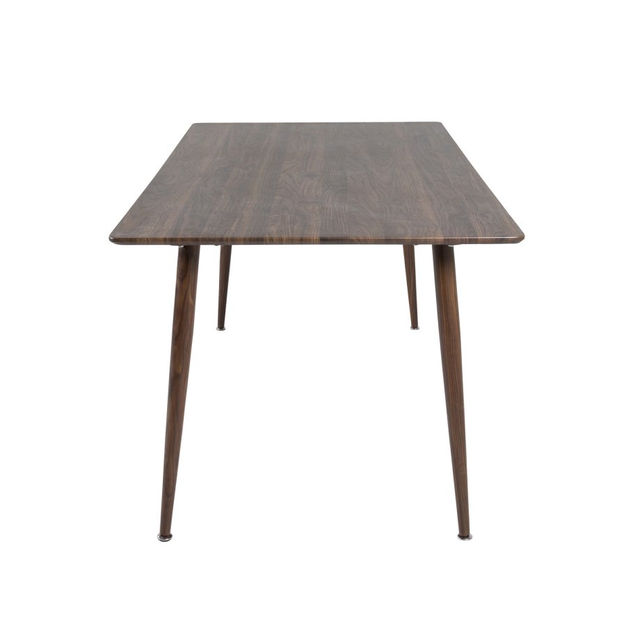 VENTURE DESIGN Polar spisebord - valnddebrun MDF og valnddebrun metal (180x90)