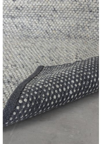 VENTURE DESIGN Ganga gulvtppe - gr uld og bomuld (200x300)