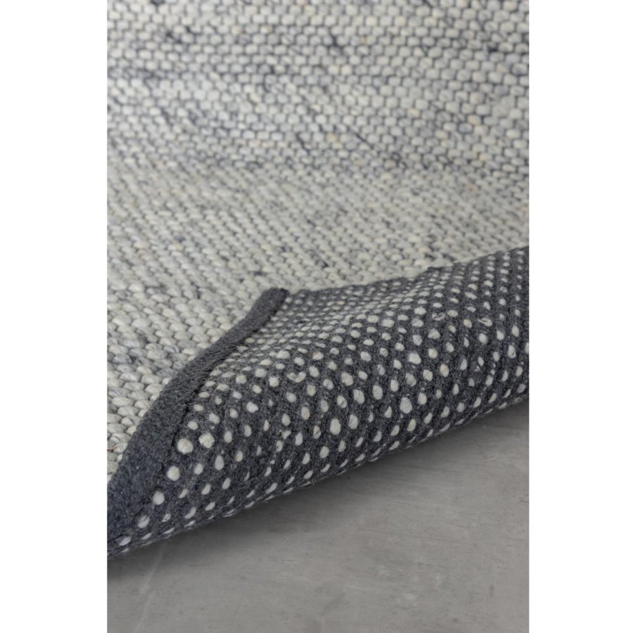 VENTURE DESIGN Ganga gulvtppe - gr uld og bomuld (200x300)