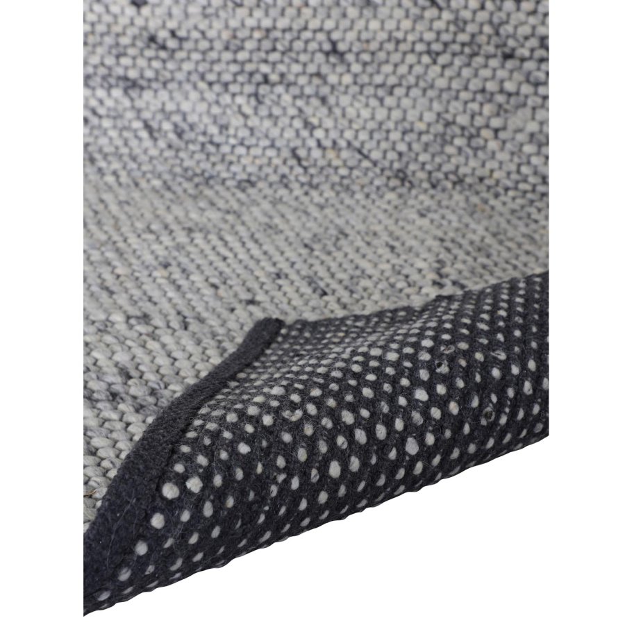 VENTURE DESIGN Ganga gulvtppe - gr uld og bomuld (200x300)