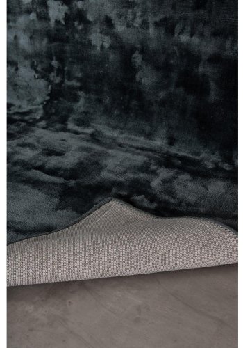 VENTURE DESIGN Indra gulvtppe - grafitgr viskose og bomuld (170x240)