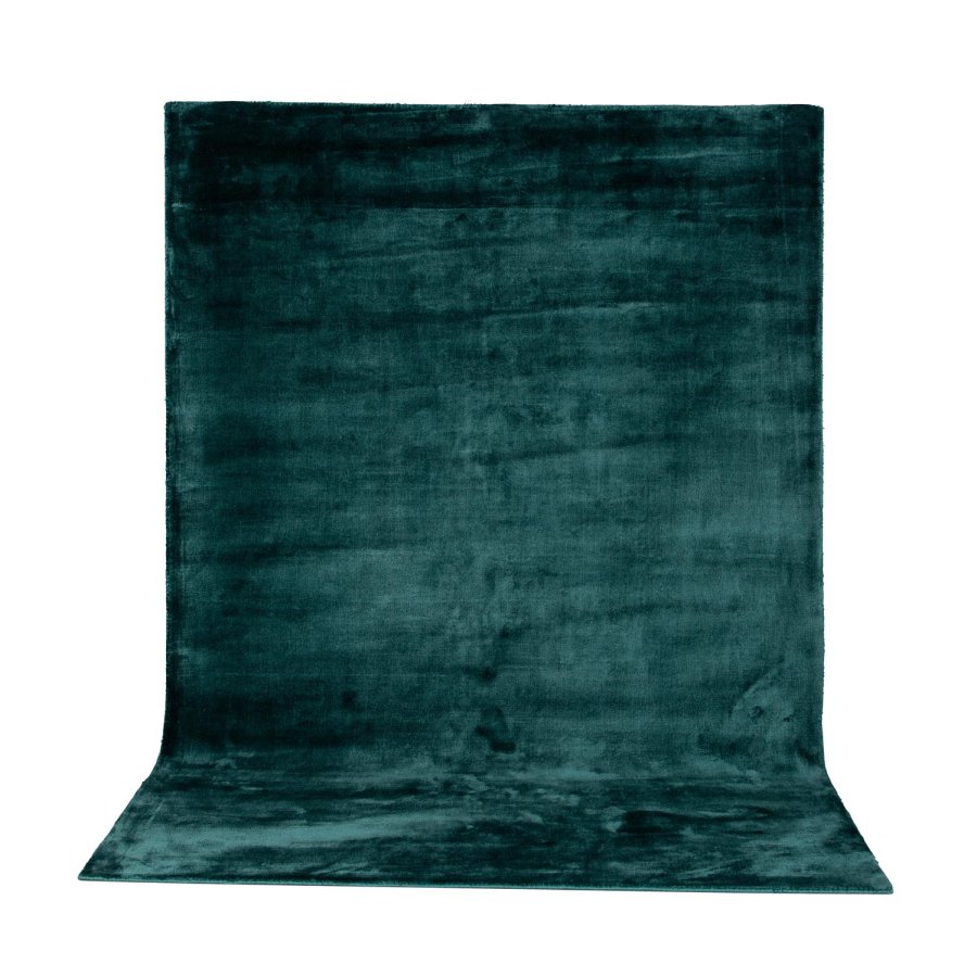 VENTURE DESIGN Indra gulvtppe - grn viskose og bomuld (170x240)