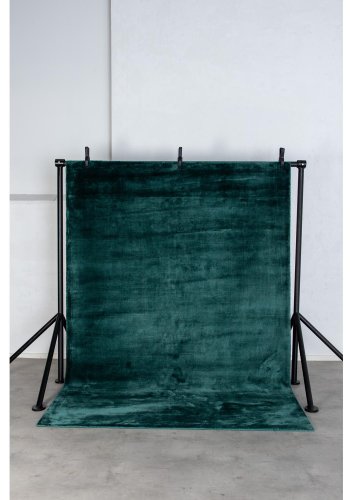 VENTURE DESIGN Indra gulvtppe - grn viskose og bomuld (170x240)